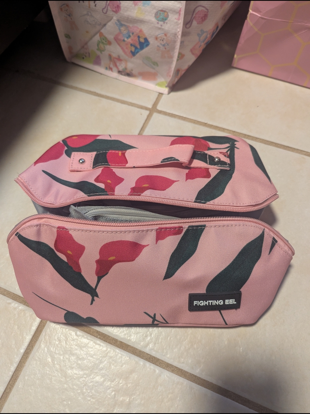 Fighting Eel Makeup Bag